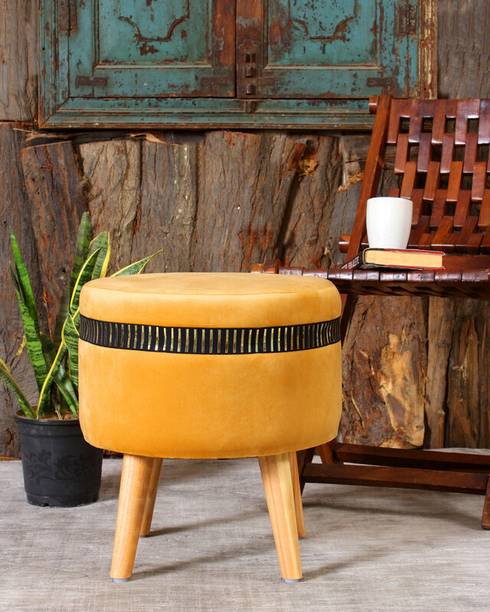 SmartKart Solid Wood Standard Ottoman