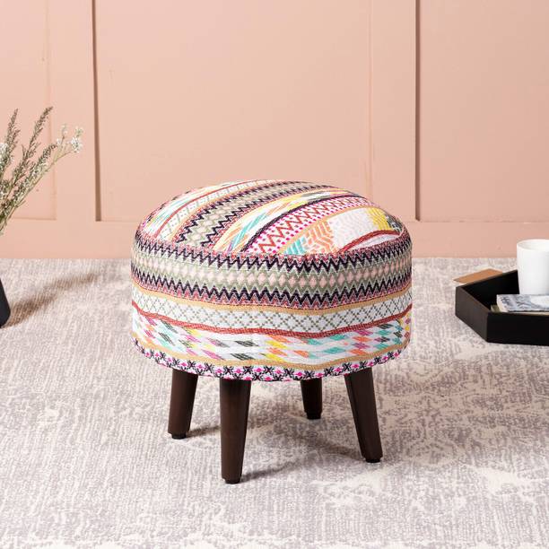 nestroots Solid Wood Standard Ottoman