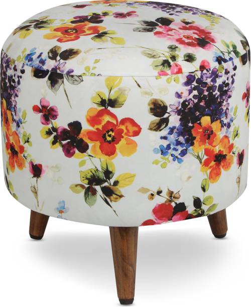 Globally Indian Solid Wood Standard Ottoman