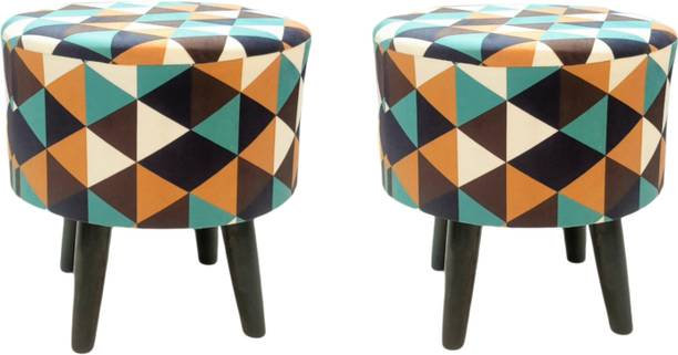 Occultify India Engineered Wood Standard Ottoman