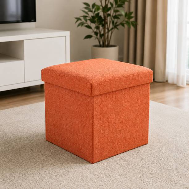 VEZACIE Fabric Cube Ottoman