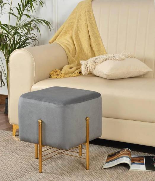 Ladliju Homes Metal Standard Ottoman