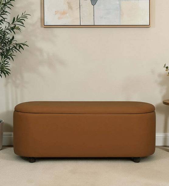 Ganpati Arts Leatherette Standard Ottoman