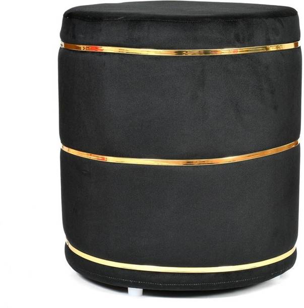 wooden luxury Foam Pouf