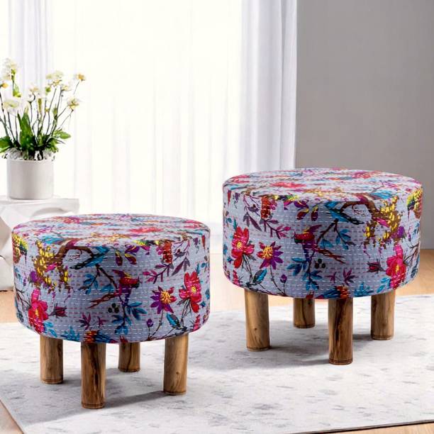 Flipkart Perfect Homes Solid Wood Standard Ottoman