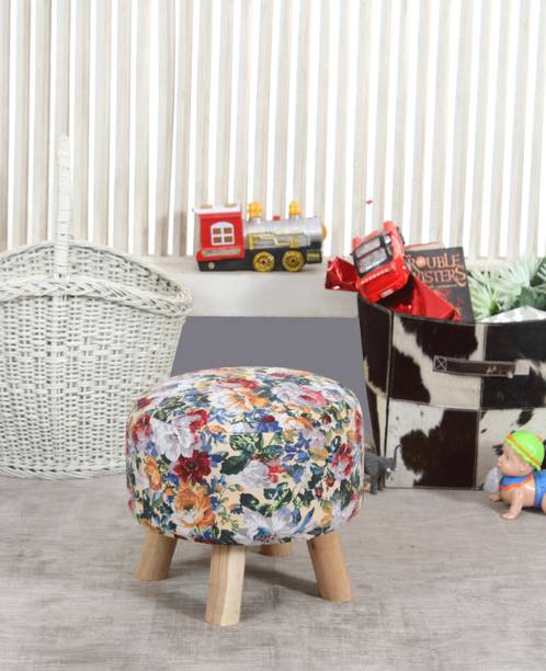 SmartKart Solid Wood Standard Ottoman