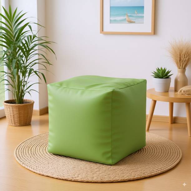 GIGLICK Leatherette Cube Ottoman