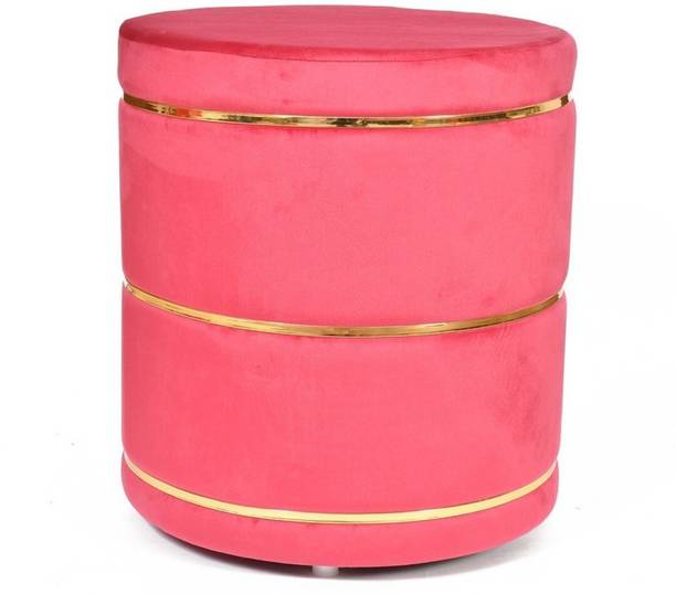 wooden luxury Foam Pouf