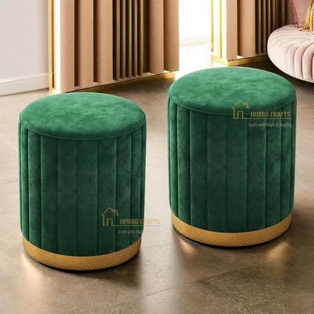 JUMBO CRAFTS Fabric Standard Ottoman