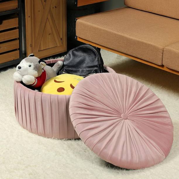 Soul Light Art Solid Wood Pouf