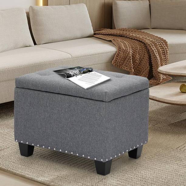 DECORLEVEL Solid Wood Standard Ottoman