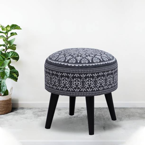 Greetwood Solid Wood Standard Ottoman