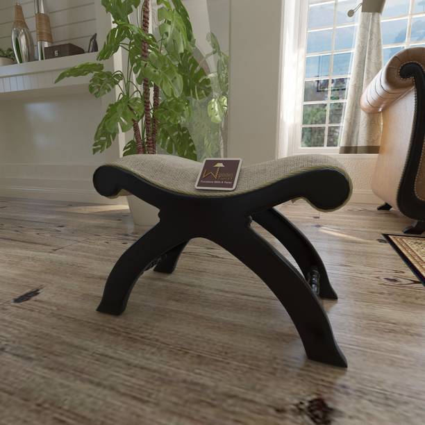 WoodenTwist Solid Wood Standard Ottoman