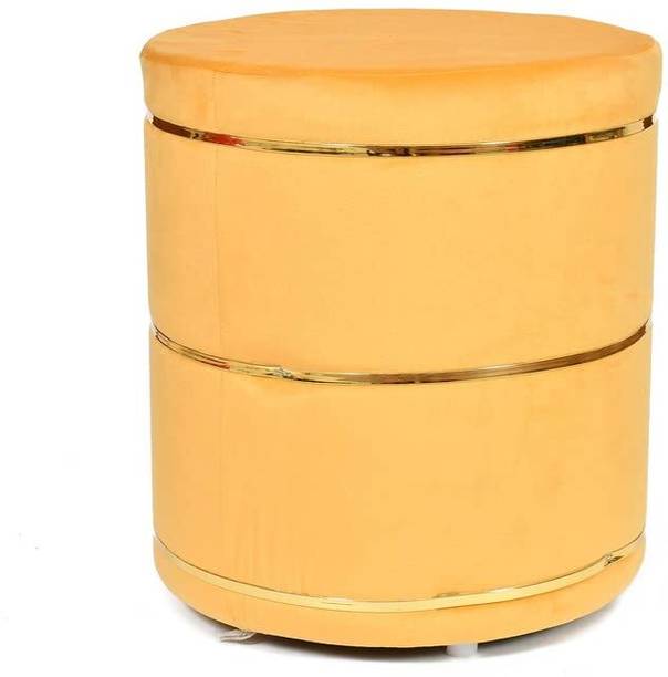 art export Ottoman Pouffes Sitting Mudda Puffy Stool Dressing Table Pouf Round Footstool Living & Bedroom Stool