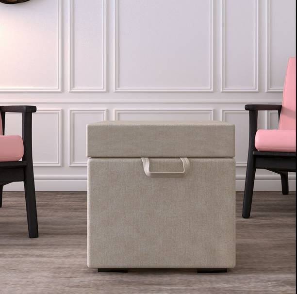 Horizontal Eight Fabric Cube Ottoman