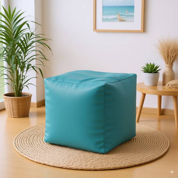 GIGLICK Leatherette Cube Ottoman