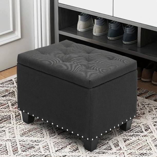DECORLEVEL Solid Wood Standard Ottoman