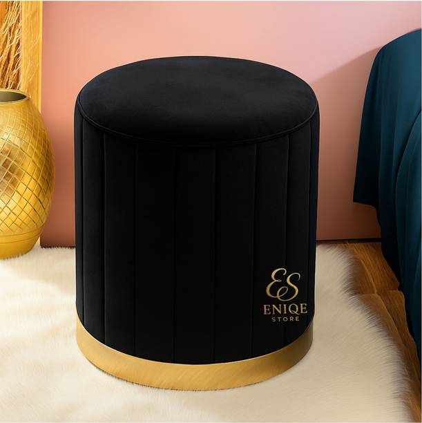 ENIQE STORE Leather Pouf