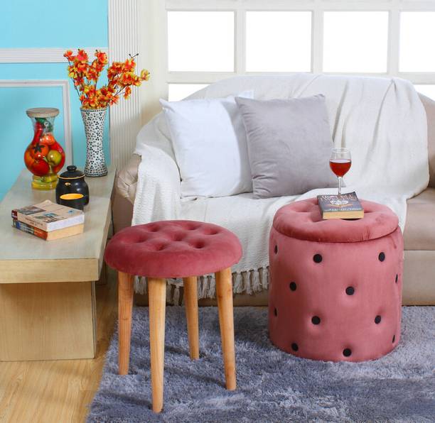 ShadowKart Solid Wood Standard Ottoman