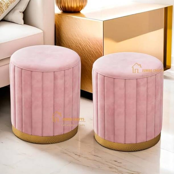 DECORO CRAFTS Fabric Standard Ottoman