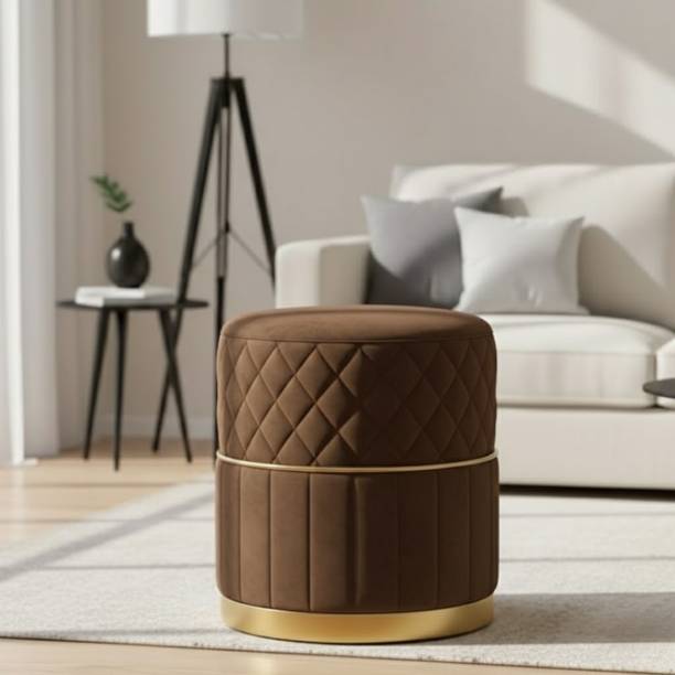 Sukhmani woodcrafts Foam Pouf