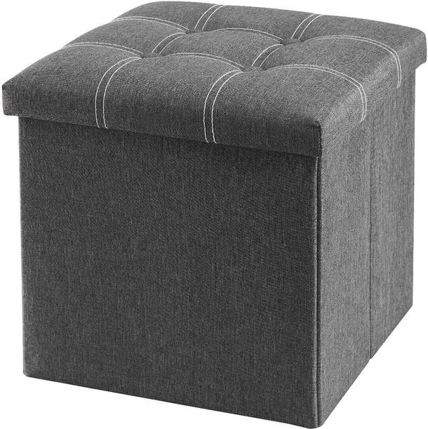 ABTRIX WITH AB Fabric Cube Ottoman