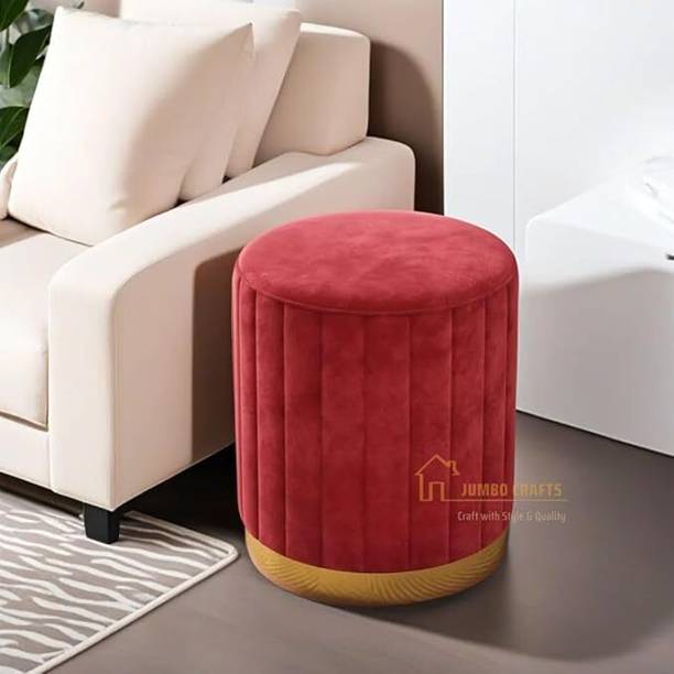 DECORO CRAFTS Fabric Standard Ottoman