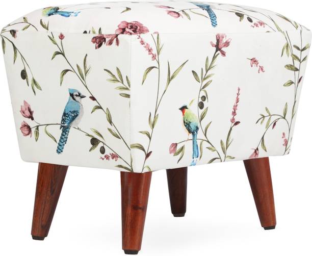 Globally Indian Solid Wood Standard Ottoman