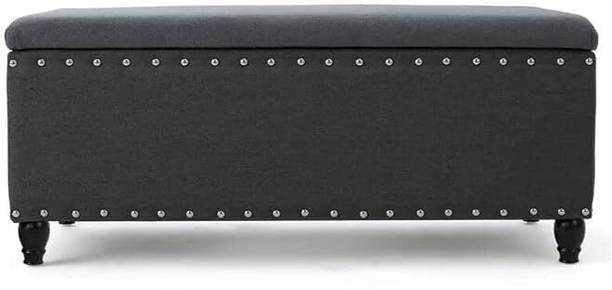 woodmania Fabric Standard Ottoman