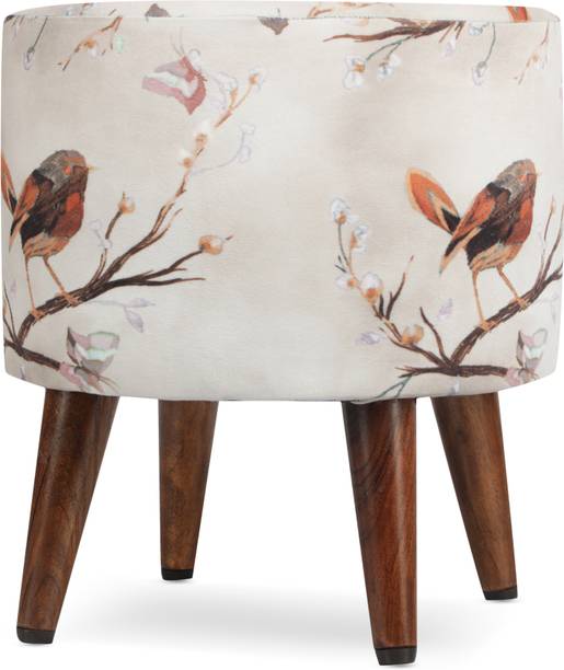 Globally Indian Solid Wood Standard Ottoman