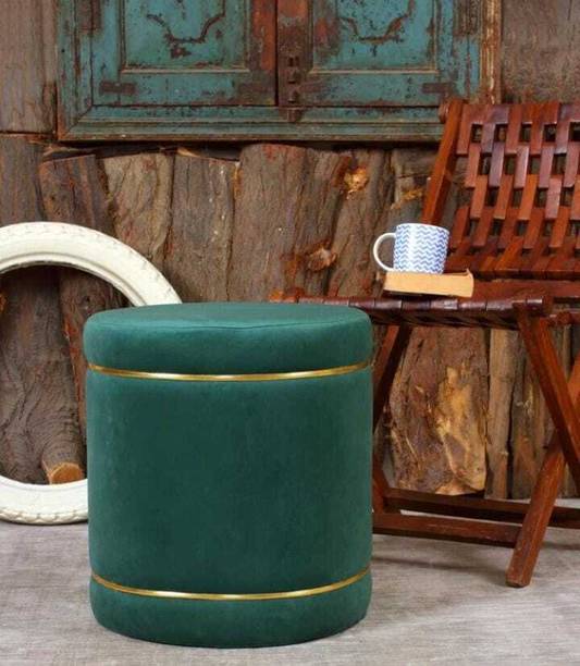 Unique Creation Handicrafts Solid Wood Pouf