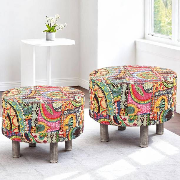 Flipkart Perfect Homes Solid Wood Standard Ottoman