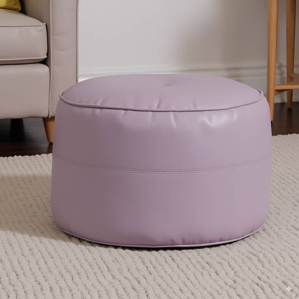 GIGLICK Leatherette Pouf