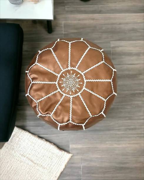 FKART Leatherette Pouf
