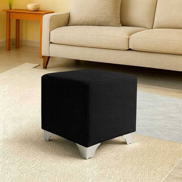 Jaico Solid Wood Cube Ottoman