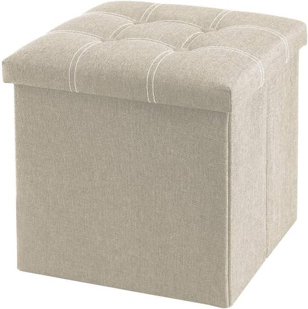 ABTRIX WITH AB Fabric Cube Ottoman