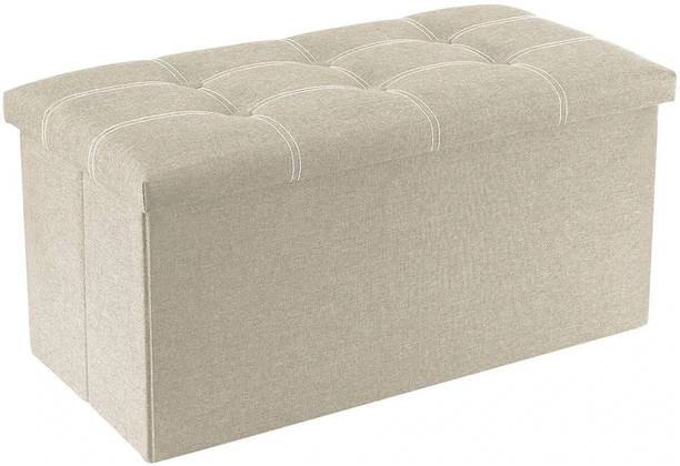 Lufarp Fabric Cube Ottoman