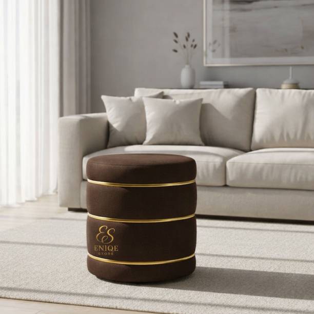 ENIQE STORE Leather Pouf