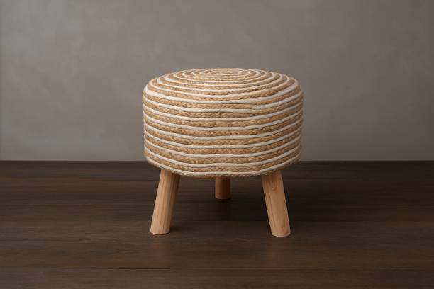 subhani Solid Wood Standard Ottoman