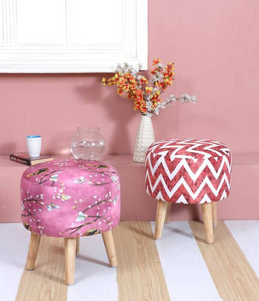 SmartKart Solid Wood Standard Ottoman