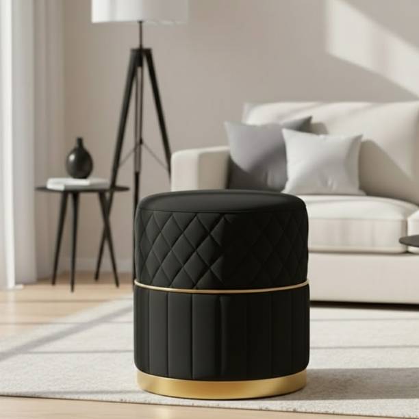 Sukhmani woodcrafts Foam Pouf