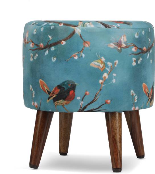Globally Indian Solid Wood Standard Ottoman