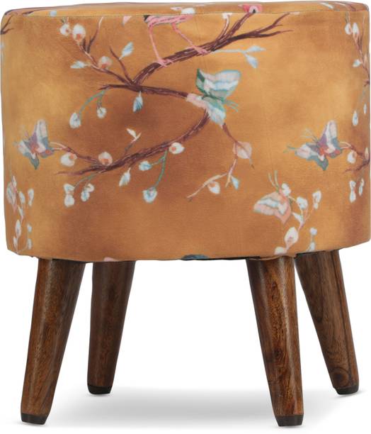 Globally Indian Solid Wood Standard Ottoman