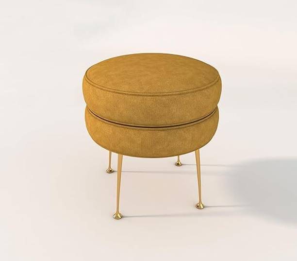 Horizontal Eight Fabric Pouf