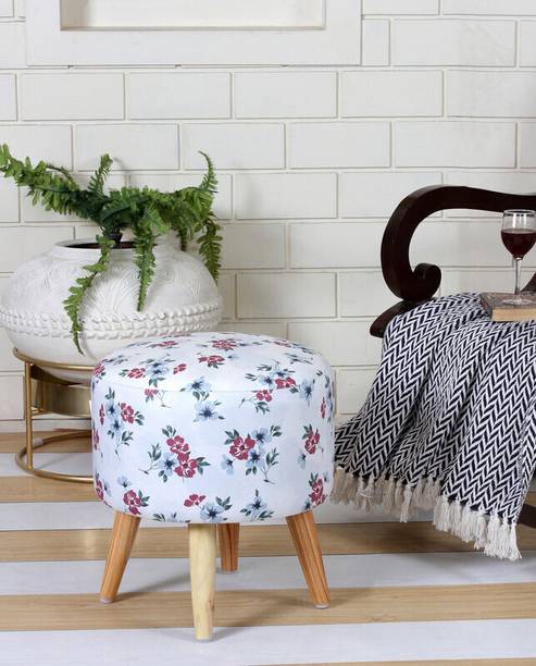 SmartKart Solid Wood Standard Ottoman