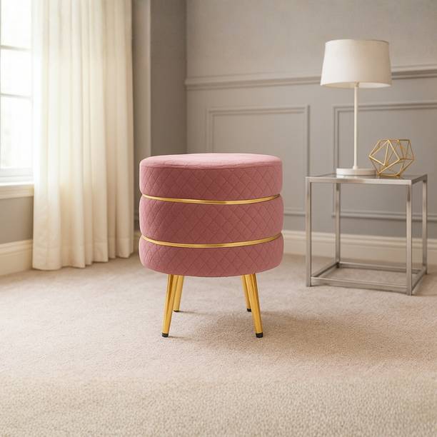 RoyalOak Fabric Standard Ottoman