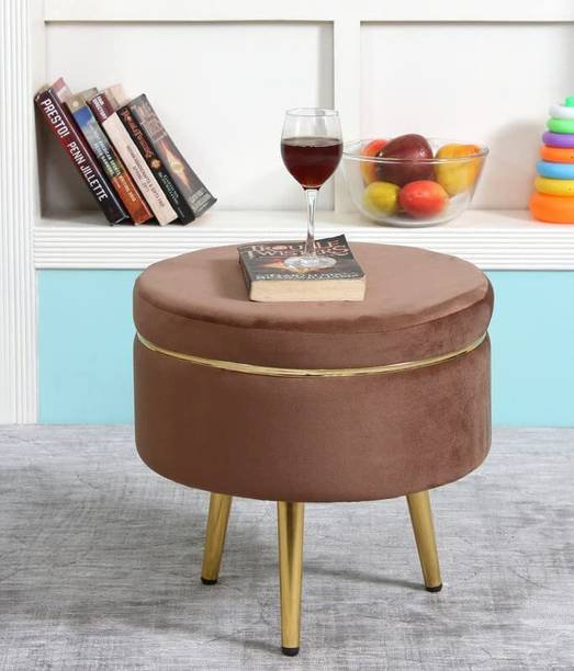 SmartKart Solid Wood Standard Ottoman