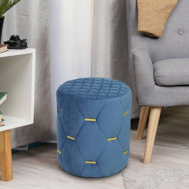 TrendyLivings Solid Wood Pouf