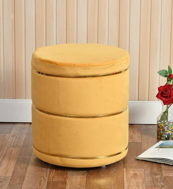 JUMBO CRAFTS Fabric Standard Ottoman