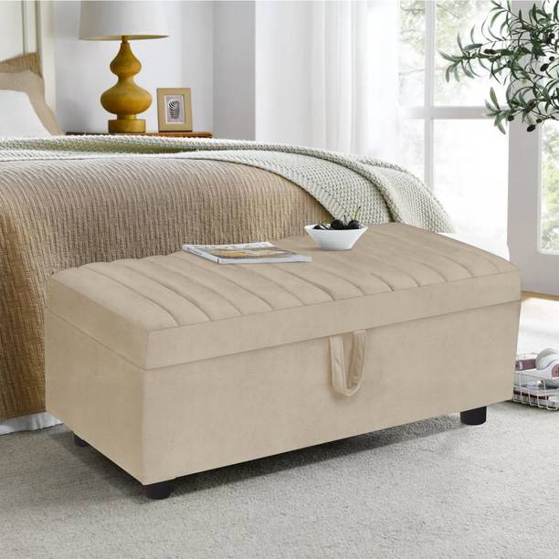 ARRA Solid Wood Standard Ottoman